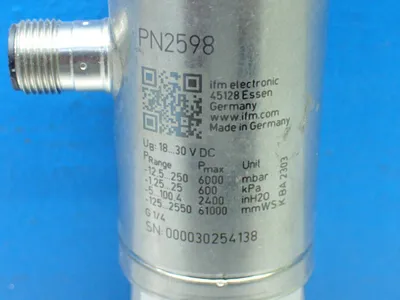 Used IFM PN2698 Pressure Transmitters Ohio US | HGR 24 #1070018