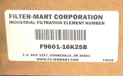 New | in-Stock FILTER-MART _UNKNOWN_ Filters | SB Industrial Supply #854252