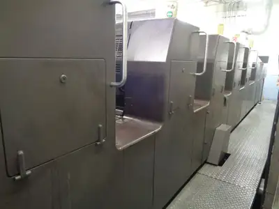 1998 Heidelberg 5 Color + Coater -SM74 5P3+L