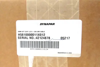 NEW DYNAPAR H5810000011X012 6MM SFT DIF LD 5-26V 6M CABLE