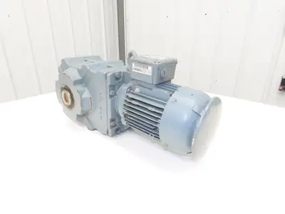 Bauer BK30-64U/D08LA82-TF-D/C3 Gear Motor 0.5kw 12/47 RPM 600V 3PH Hollow Shaft