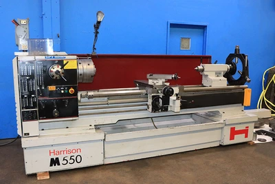 USED 1996 Harrison M550 GH, 3.5" Hole, Steady&Follow, 3&4Jaw, 12.5HP