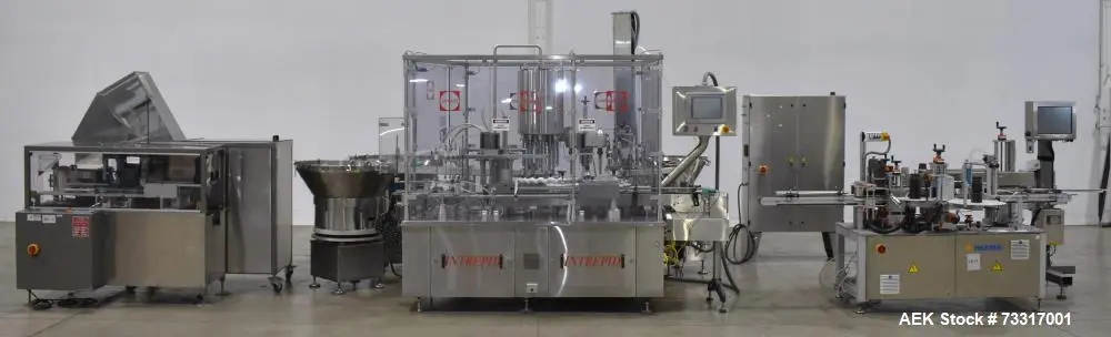 Used CAPMATIC 4A/X-PP-22 Liquid & Paste Complete Packaging Lines Illinois US | Aaron Equipment #87118