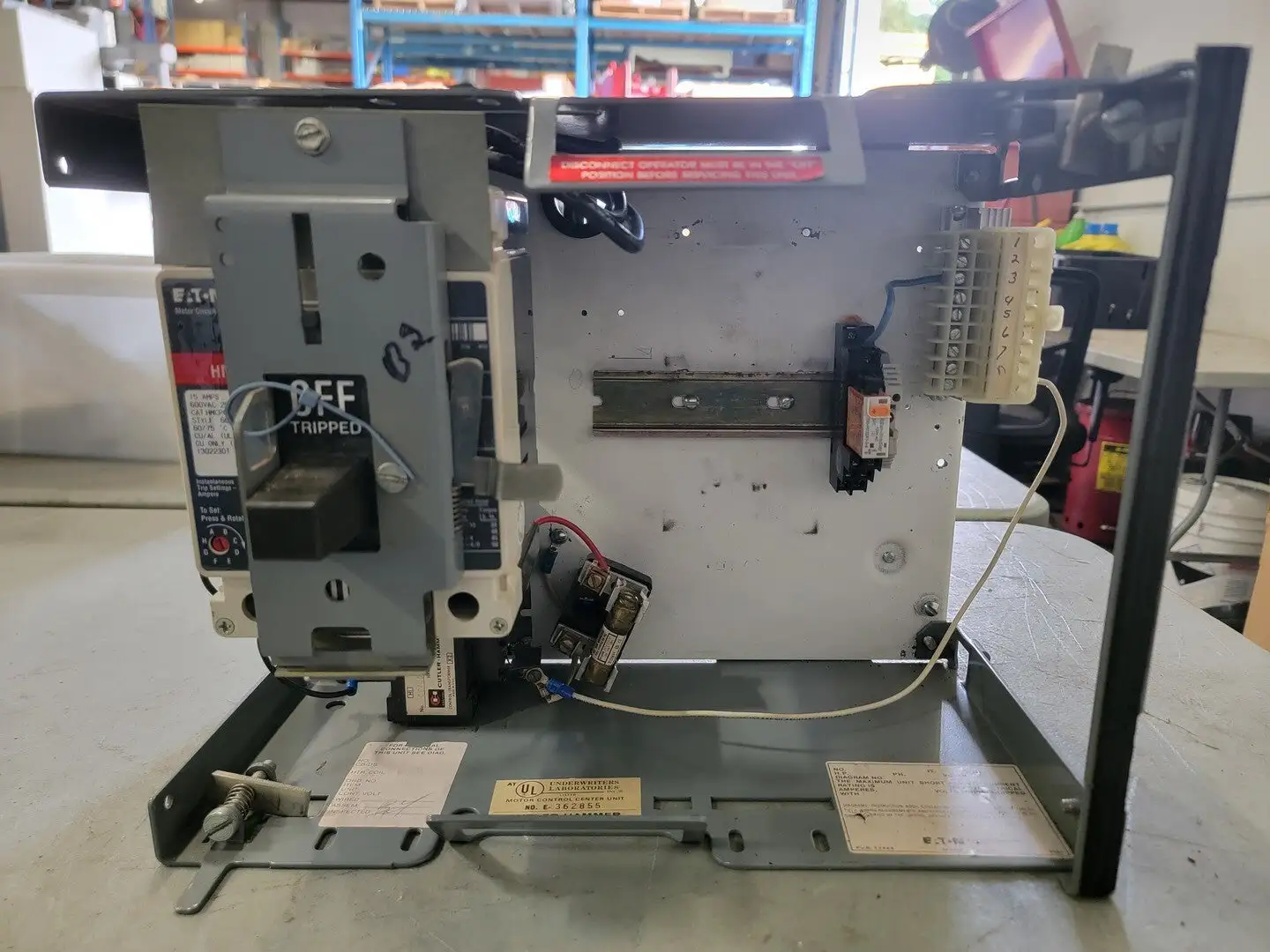 MCC Unit 15 Amp Breaker 120 kVA Transformer