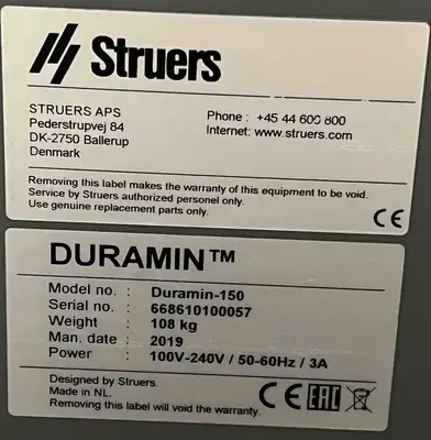 Struers Duramin-150 Automatic Rockwell Tester