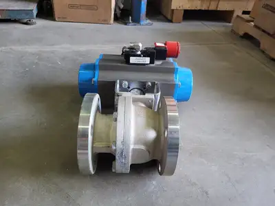 3" Flanged Ball Valve w/ Valbia 125 Actuator