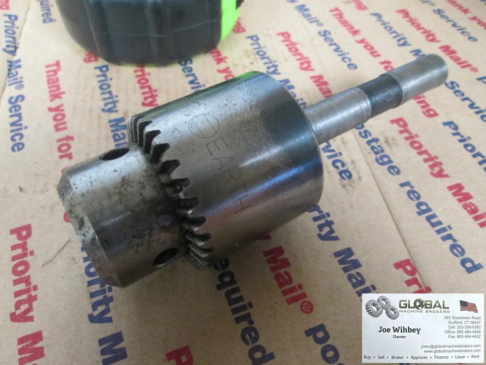 Earth B4634-6125 13mm 0"~1/2"Capacity Drill Chuck W/1/2"Straight Shank Arbor