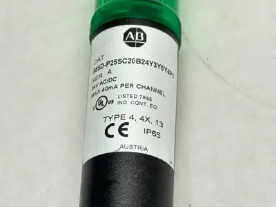 USED ALLEN-BRADLEY SER. A TOWER STACK LIGHT ASSEMBLY 30MM