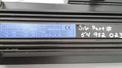 Used SIG _UNKNOWN_ Misc Electrical & Power Parts | ND Industrial Surplus #1212847