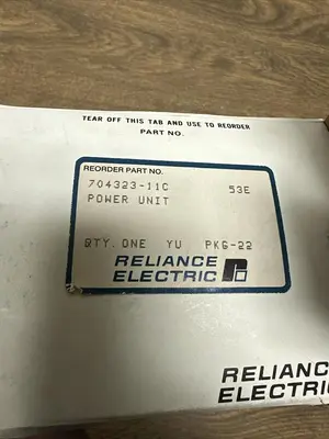 New | in-Stock RELIANCE ELECTRIC 704323-11C Miscellaneous Equipment (Electrical & Power) Ohio US | Surplus Asset Holdings #1236283