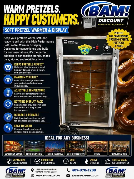 Used J&J SNACK FOODS 00JJ825 Countertop Display Warmers Florida US | BAM Discount Restaurant Equipment #1230662