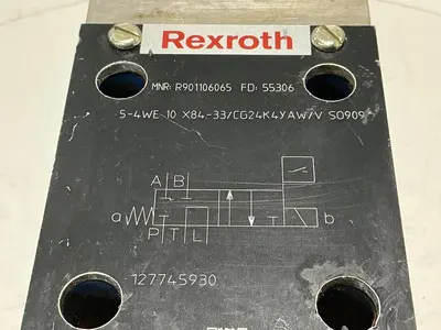 USED REXROTH 5-4WE 10X84-33/CG24K4YAW/V S0909