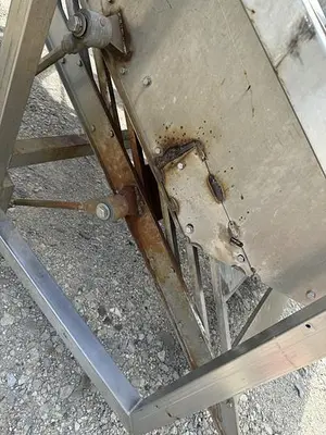 USED MAGNUSON ENGINEERING SHUFFLO FEEDER AND SLICER 54" WIDE