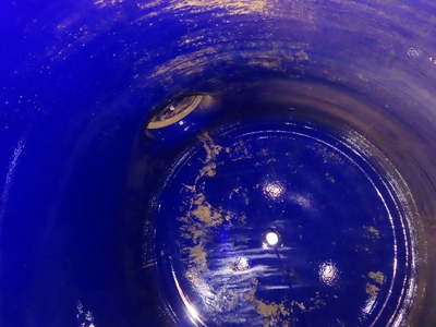 used 1,500 gallon DeDietrich Glass Lined Tank