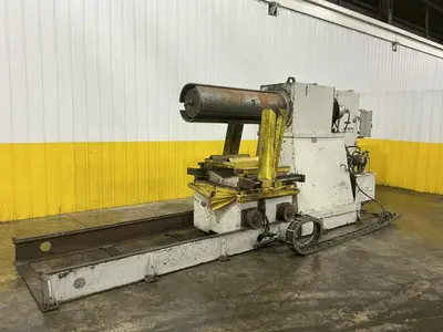 30,000 LBS X 36" PERFECTO COIL FEED LINE, COIL REEL UNCOILER & STRAIGHTENER: YOBRO #24871