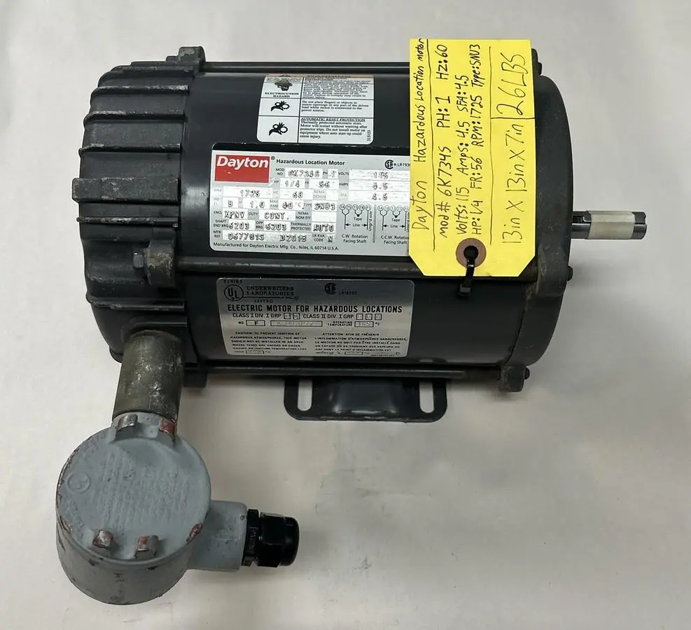 Used DAYTON 6K734S Industrial Controls Ohio US | Surplus Asset Holdings #1550479