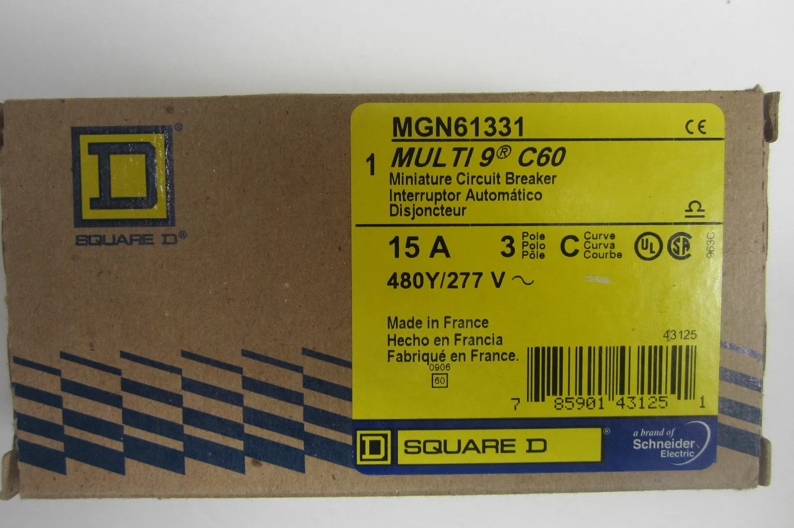 NEW SQUARE D MGN61331 CIRCUIT BREAKER