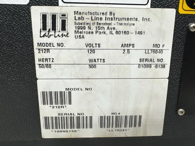 Thermolyne Thermolyne LAB-LINE Instruments 212R Other Medical & Lab Equipment | Fram Fram LLC (12)