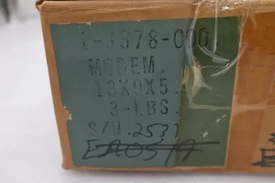 NEW OPEN BOX Modicon Gould AS-J378-000 Rev B Modem ASJ378000 STOCK G385