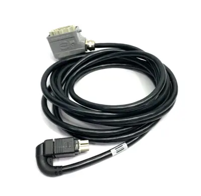 USED ATLAS COPCO POWER CABLE US 250V 5M W/ HARTING 19300061540 HOOD