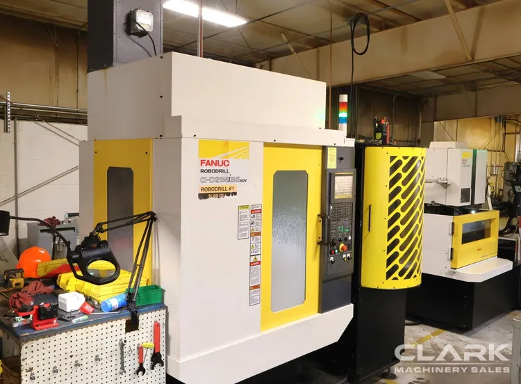 2019 FANUC ROBODRILL ALPHA D21MIB5 ADV Vertical Machining Centers | Clark Machinery Sales, LLC