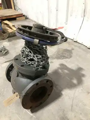 Nibco F-718-B 6″ Manual/Pulley CI Globe Valve 125SWP 200WOG