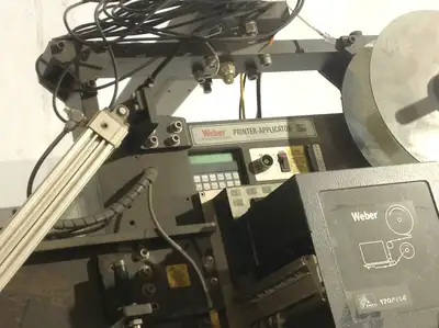 Used Weber 5200v2 L.H Pressure Sensitive Labelers Michigan US | Maverick Industrial Sales #1401606