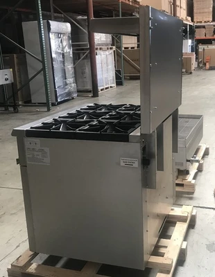 171-0194 Natural Gas 6 Burner Range with Oven