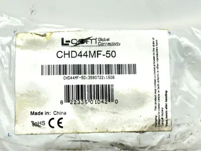 New | in-Stock L-COM DELUXE MOLDED D-SUB CABLE HD44 MALE FEMALE 50' Cable & Wire | Maverick Industrial Sales #1107328