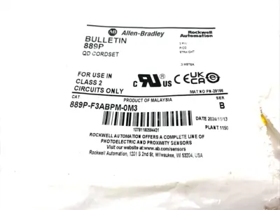 USED ALLEN-BRADLEY SER. B DOUBLE ENDED PICO CONNECTION CABLE