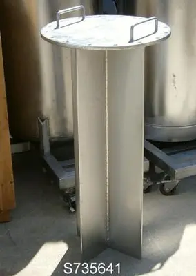 Tank, 40 Gallon, 316 Stainless Steel, FT/FB, Cover, 18" x 36", #S735641