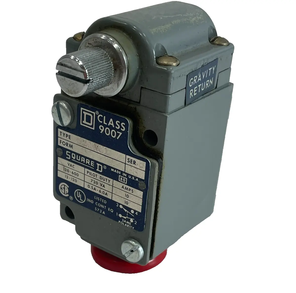 NEW SQUARE D 9007-B51NC1 LIMIT SWITCH SER. B 9007B51NC1