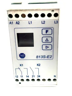 USED A / B 813S-E2BD60 PHASE MONITOR SER. A 115V 50/60HZ