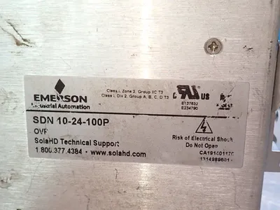 New | in-Stock EMERSON SDN 1024100P Power Supplies | HGR 24 #738987
