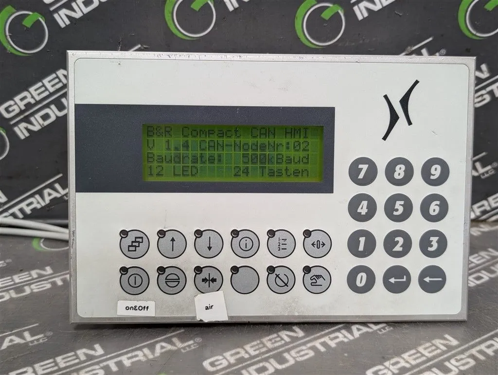 B&R Automation 4B1270.00-K04 Operator Interface Panel Rev. E0 Used