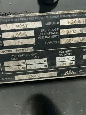 Used LINDE H25T Material Handling (misc) Ohio US | HGR 24 #1568562