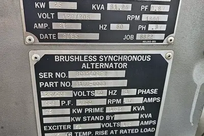 Used 1984 FERMONT D51000 Diesel Generators Wisconsin US | Proxy Equipment #1385004