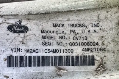 Used 2004 MACK CV713 Dump trucks Pennsylvania US | Proxy Equipment #1378179