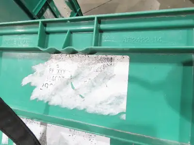 ORBIS Stakpak GREEN Stackable Plastic Tote Container Bin 24x22x14" Lot of 23