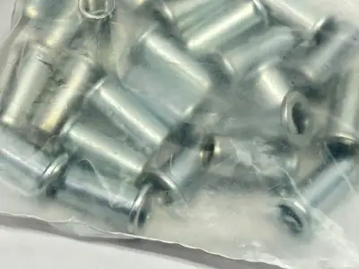 93483A691 | Zinc-Plated Steel Rivet Nut 1/4"-20 Int-Thread .08"-.140" Thick QTY 25 - New