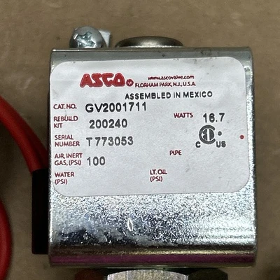 USED ASCO GV2001711