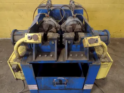 1.25" TWO HEAD ASHLAND/SWIFT MODEL #100 PIPE THREADER WITH  LANDIS LANCO 10T HEADS: STOCK #18212