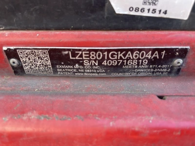 USED 2022 EXMARK LAZER Z ZERO TURN