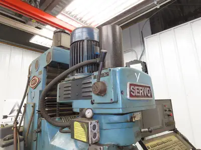 Servo Servo II Knee Mill Milling Machine 10X54" Bed 5Hp 240VAC 3Ph *Read