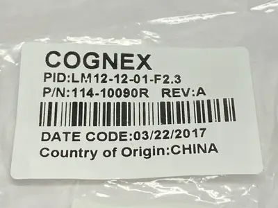 USED COGNEX IS2000 SERIES 12MM LENS LM12-12-01-F2.3