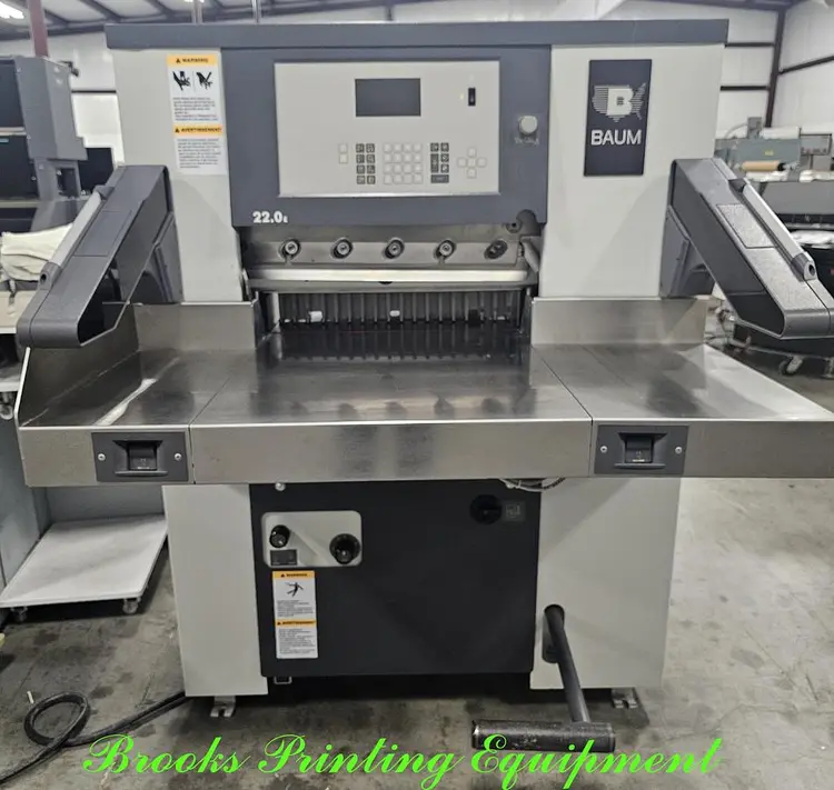 Used 2013 ADOLPH MOHR/BAUMFOLDER 22E-1 Paper Cutters North Carolina US | BROOKS PRINTING EQUIPMENT #1136133