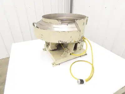 18" Vibratory Bowl Parts Feeder 115V Magnetic Coil Stainless 7/8" Wide Product