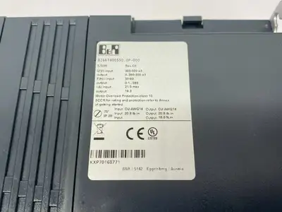 USED B&R INDUSTRIAL AUTOMATION ACOPOSINVERTER P66 W/ POWERLINK COMM. CARD