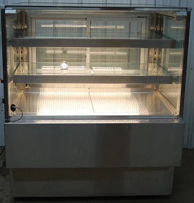 142-0896 Amtekco 4’ Self Contained Full Service Bakery Deli Cooler Case