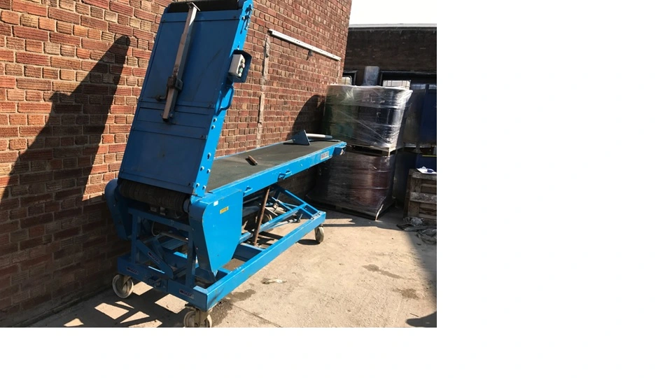600 mm wide Ocon Flat Belt Adjustable Conveyor 5 m Long.